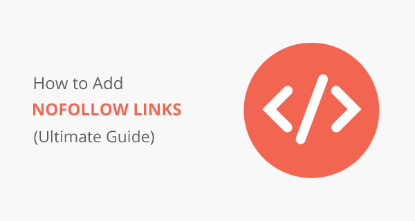 how to add nofollow links to any platform