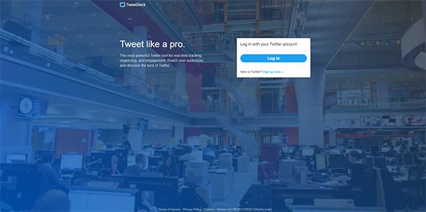 TweetDeck for Twitter Homepage 