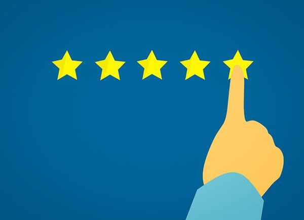 Customer feedback 5 stars