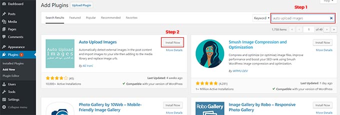 Upload images from Wix to WordPress