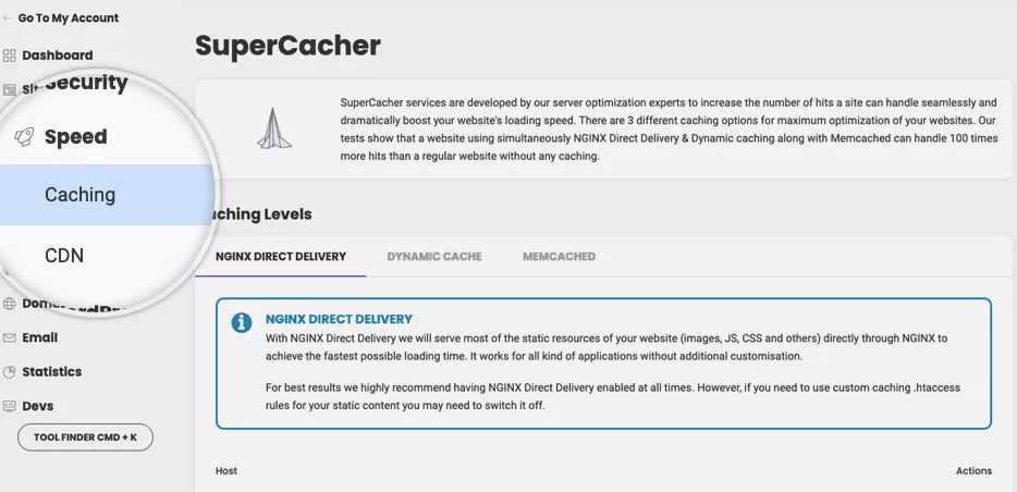 Enable SiteGround Enable SiteGrounds SuperCacher's SuperCacher 