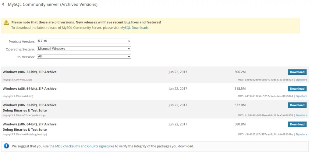 Mysqldownload MySQL Download MySQL download