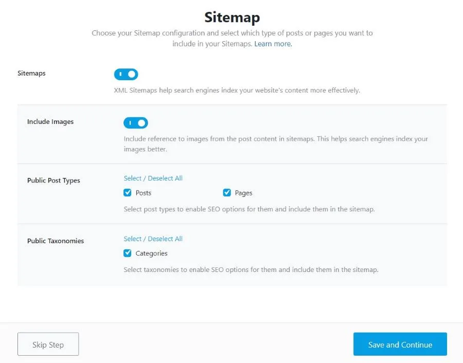 Rank Math Sitemap settings rank math sitemap